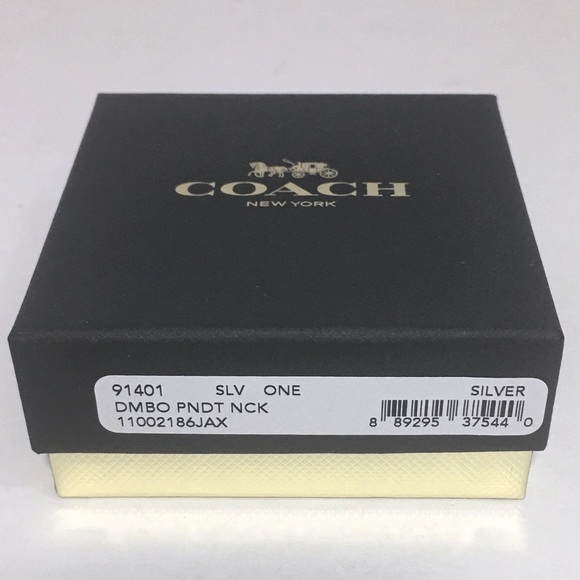 Coach Disney Dumbo Pendant Necklace New - Picture 7 of 8